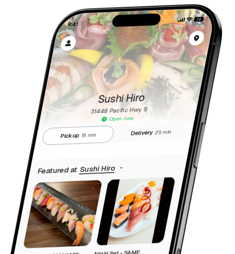 Sushi Hiro app preview