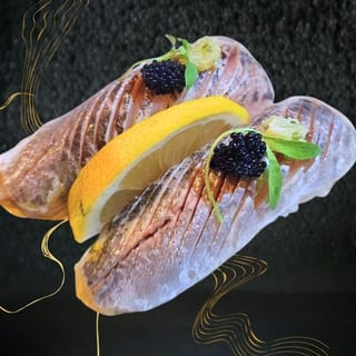 Japanese Horse Makerel (Aji) Nigiri