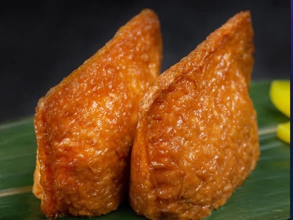 Sweet Tofu Skin Sashimi.